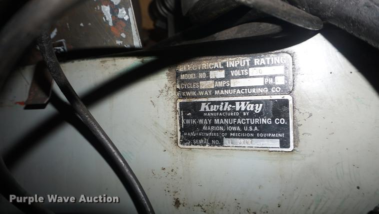 image for item DI9358 Kwik-way VL valve facing machine