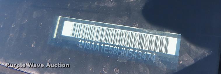 image for item DN9119 2017 Nissan Titan Pro-4X Crew Cab pickup truck