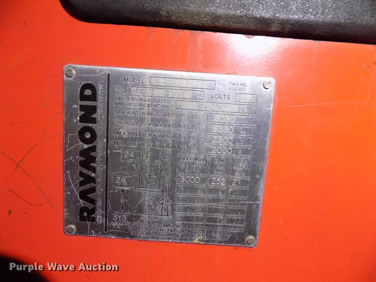 image for item EH9373 Raymond EASI-DR30TT forklift