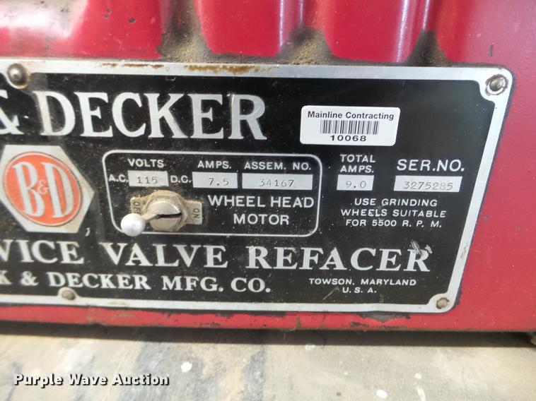 image for item EJ9006 Black & Decker valve grinder