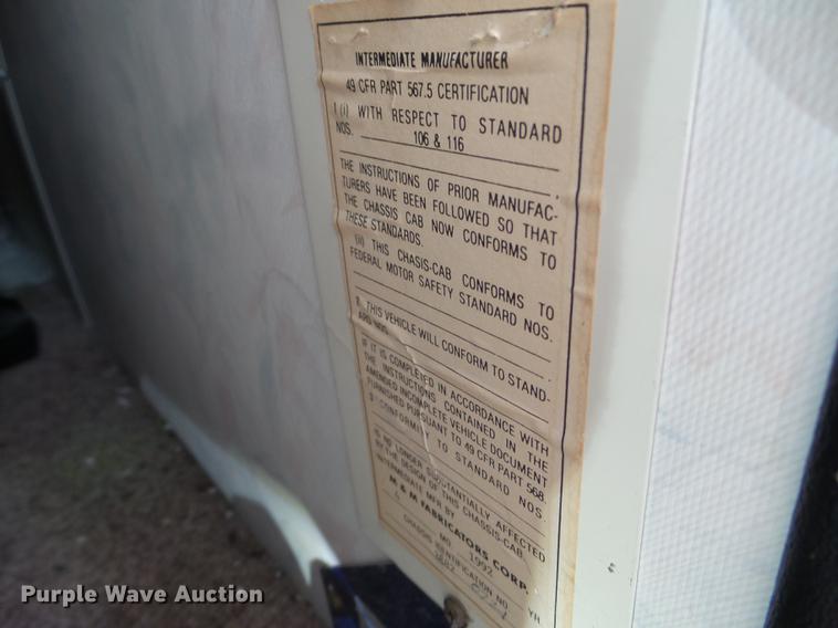 image for item EW9930 1992 Ford F530 Holiday Rambler Imperial RV