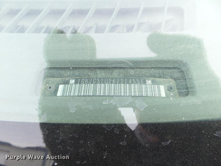 image for item EW9951 2006 Chevrolet Express G3500 box truck