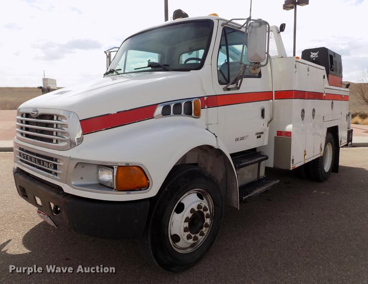 image for item FH9166 2003 Sterling Acterra service truck with crane