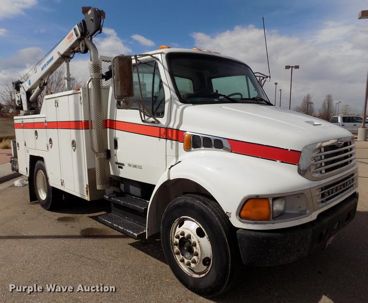 image for item FH9166 2003 Sterling Acterra service truck with crane
