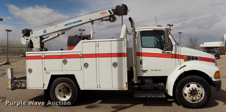 image for item FH9166 2003 Sterling Acterra service truck with crane