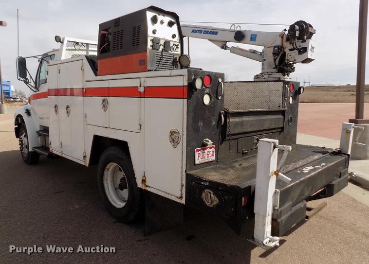 image for item FH9166 2003 Sterling Acterra service truck with crane