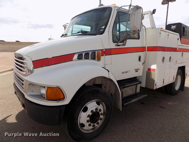 image for item FH9166 2003 Sterling Acterra service truck with crane