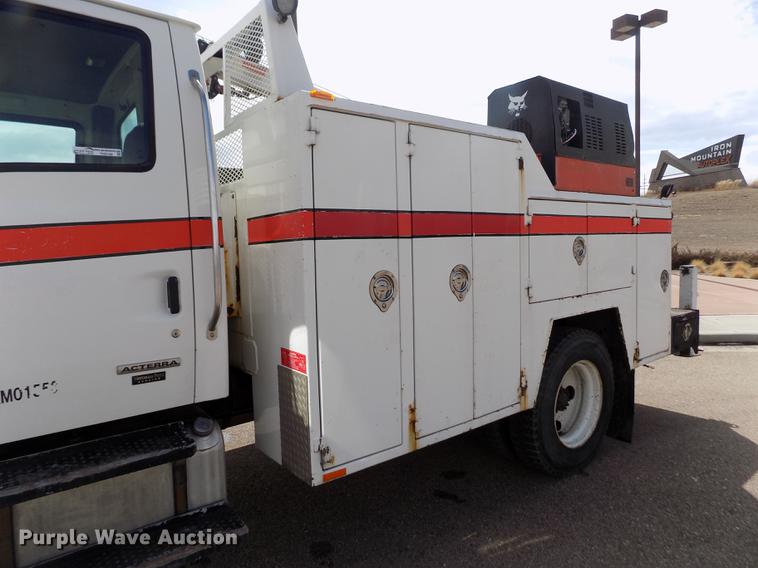 image for item FH9166 2003 Sterling Acterra service truck with crane