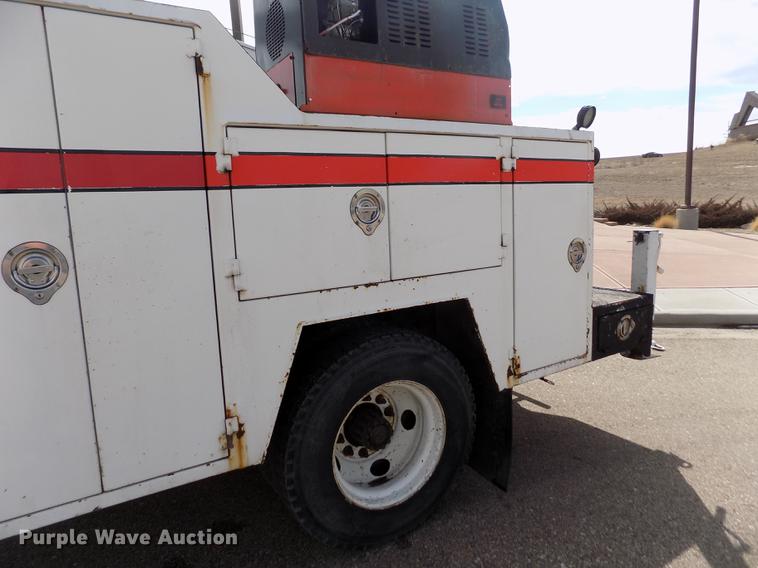 image for item FH9166 2003 Sterling Acterra service truck with crane