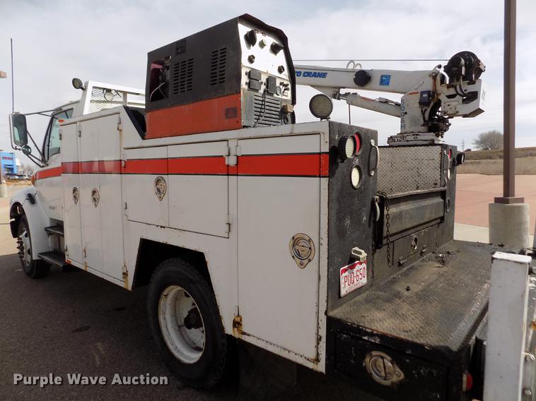 image for item FH9166 2003 Sterling Acterra service truck with crane