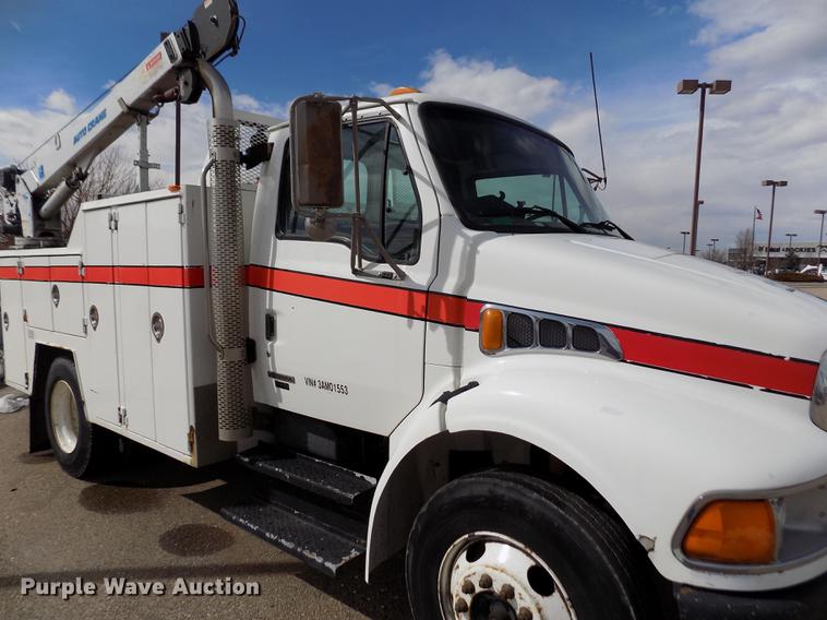image for item FH9166 2003 Sterling Acterra service truck with crane