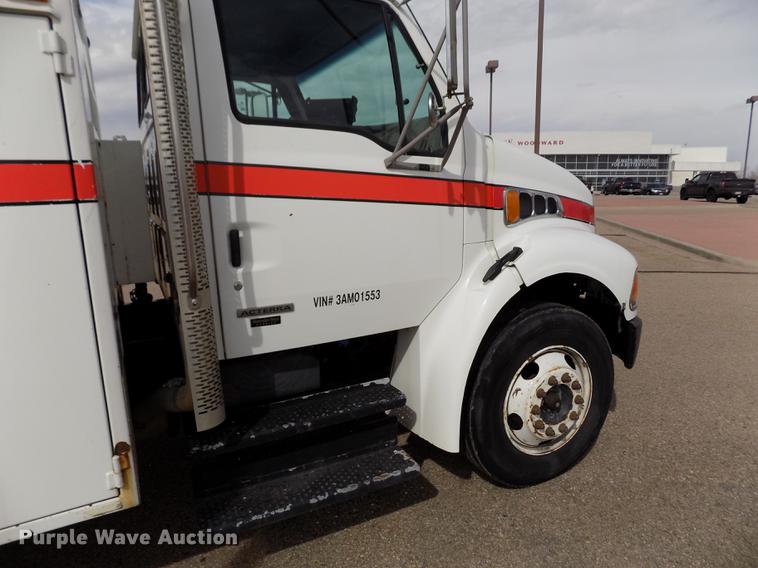 image for item FH9166 2003 Sterling Acterra service truck with crane