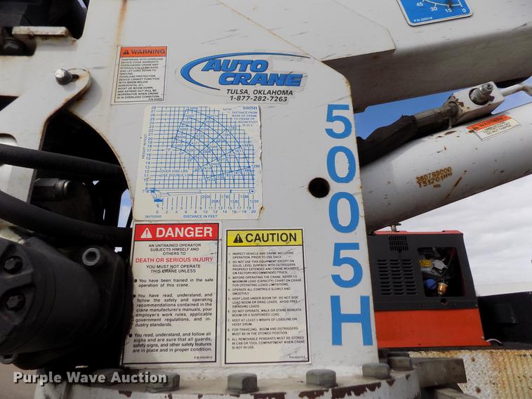 image for item FH9166 2003 Sterling Acterra service truck with crane