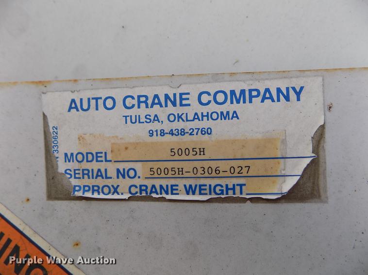 image for item FH9166 2003 Sterling Acterra service truck with crane