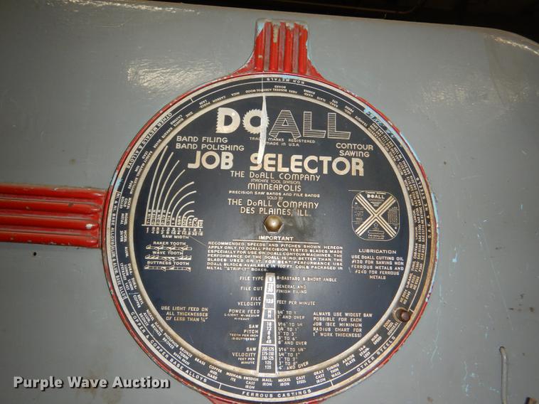 image for item FM9932 Do All V-36 bandsaw