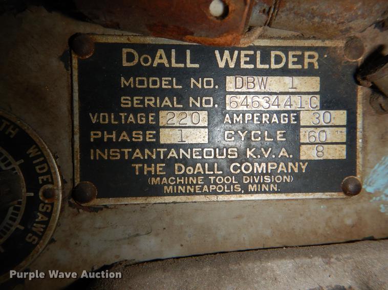 image for item FM9932 Do All V-36 bandsaw