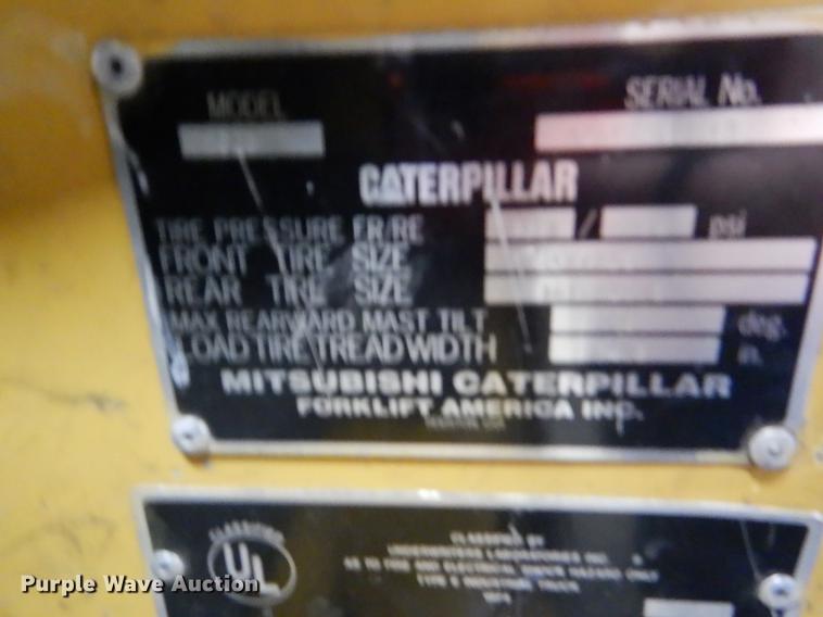 image for item FM9941 Caterpillar 2EC25 forklift