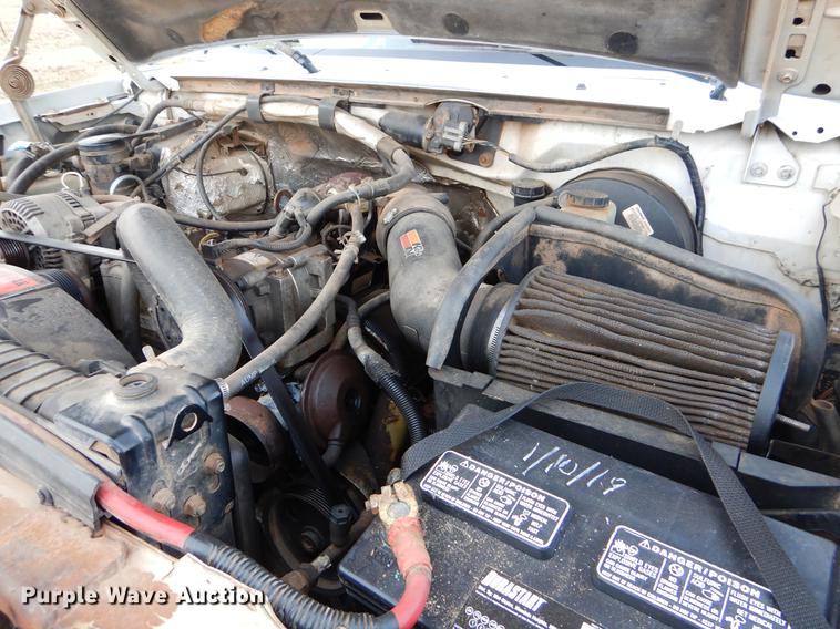 image for item FQ9650 1997 Ford F350 XL flatbed pickup truck