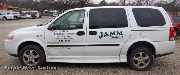 image for item FQ9655 2008 Chevrolet Uplander van