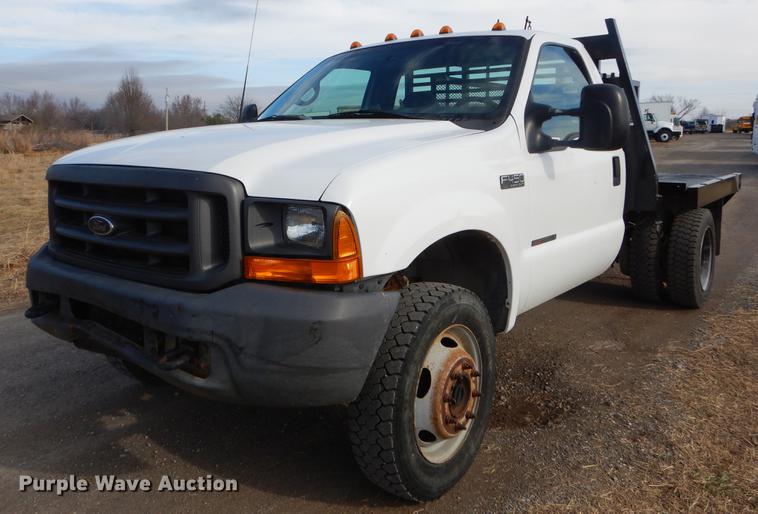 image for item FQ9671 2000 Ford F450 Super Duty XL flatbed truck