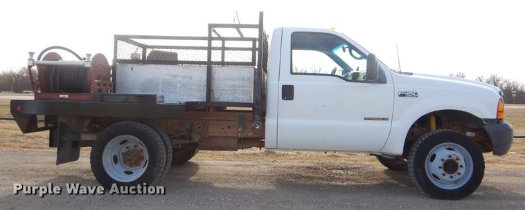 image for item FQ9671 2000 Ford F450 Super Duty XL flatbed truck