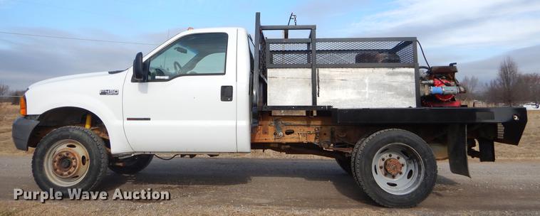 image for item FQ9671 2000 Ford F450 Super Duty XL flatbed truck