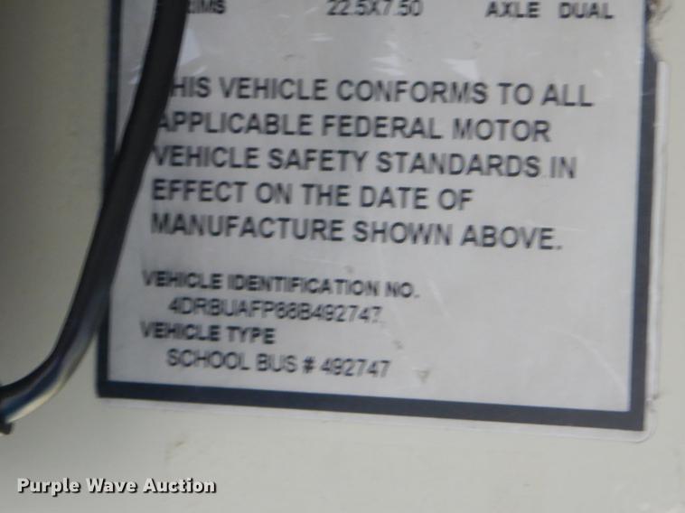 image for item FQ9673 2008 International CE200 school bus