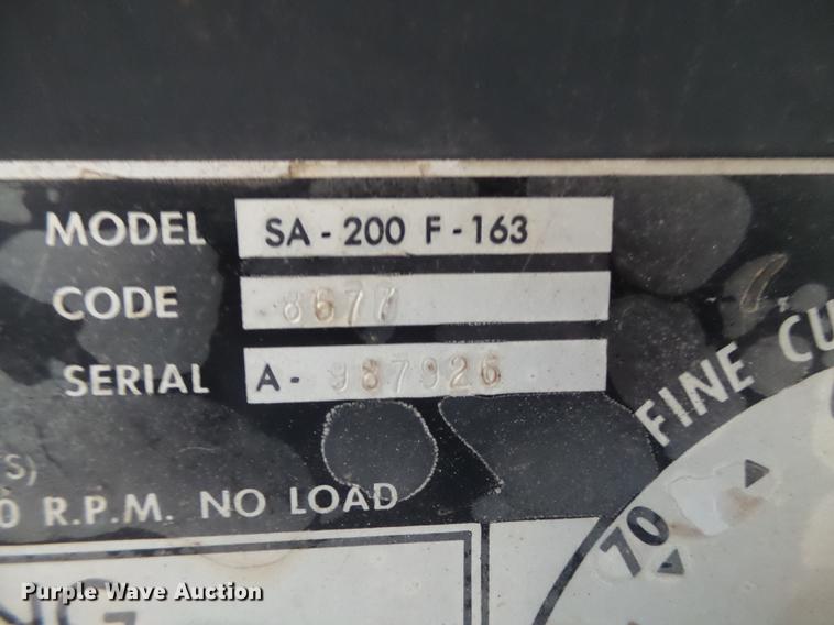 image for item FS9503 Lincoln SA-200-F-163 welder