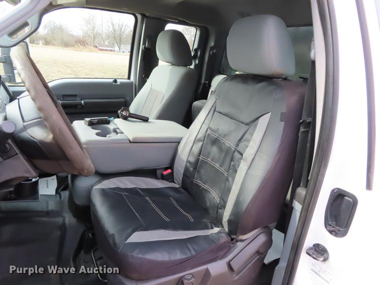 image for item L1491 2012 Ford F350 Super Duty XL SuperCab flatbed pickup truck