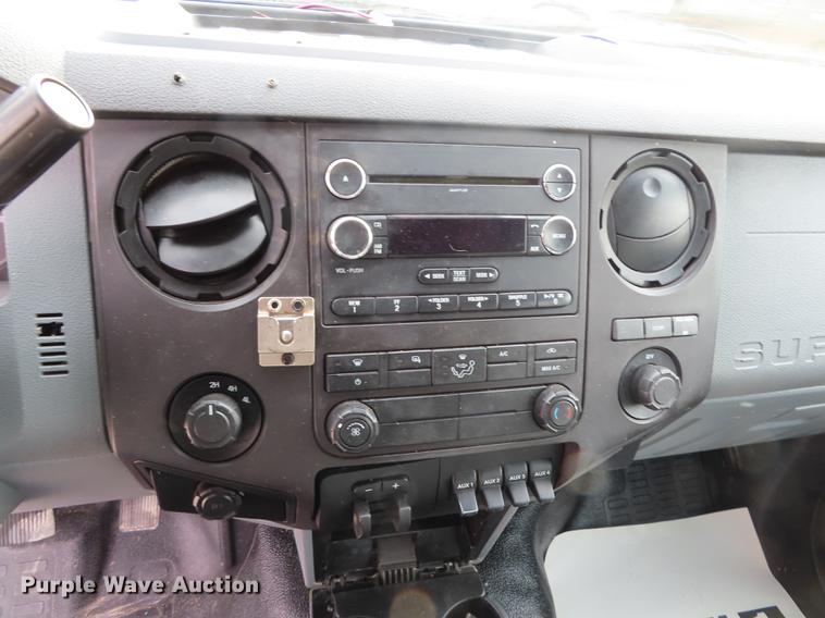 image for item L1491 2012 Ford F350 Super Duty XL SuperCab flatbed pickup truck