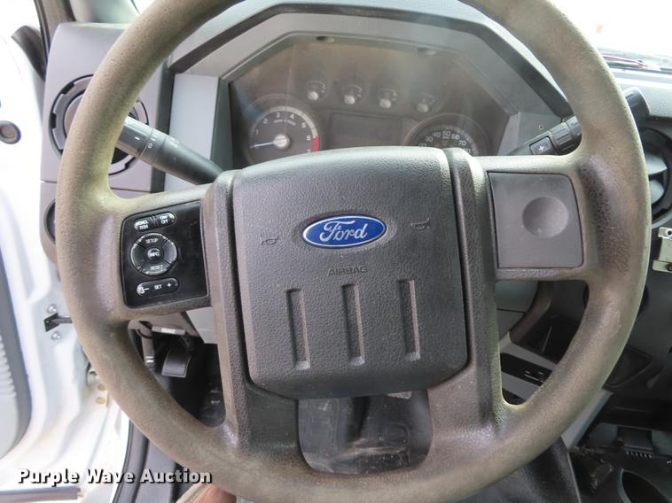 image for item L1491 2012 Ford F350 Super Duty XL SuperCab flatbed pickup truck