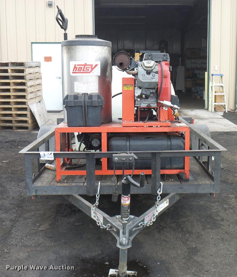image for item DD5994 Hotsy 1280S pressure washer with trailer