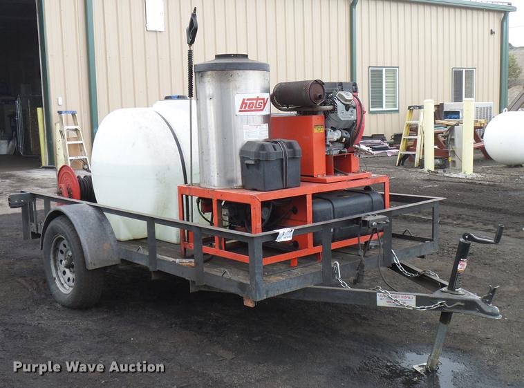 image for item DD5994 Hotsy 1280S pressure washer with trailer