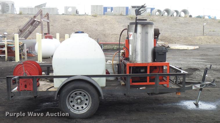 image for item DD5994 Hotsy 1280S pressure washer with trailer