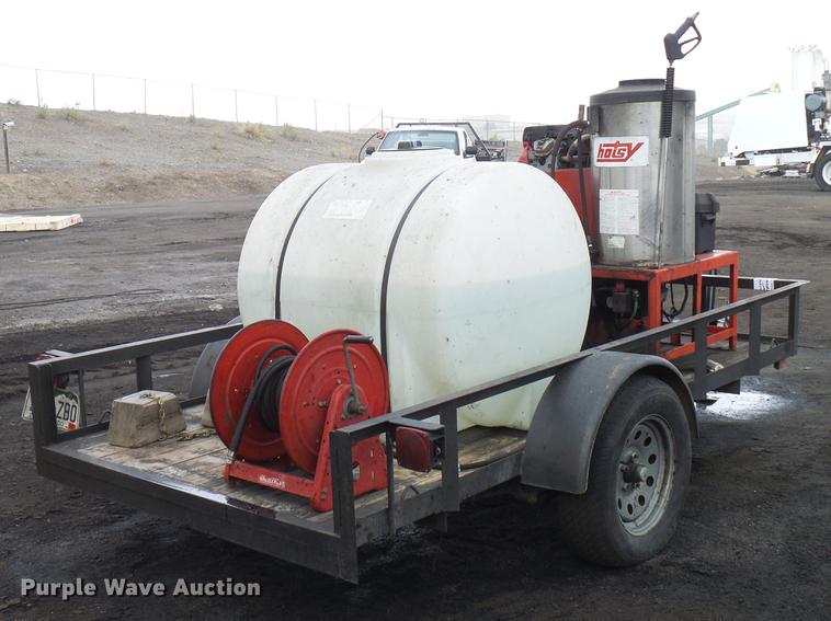 image for item DD5994 Hotsy 1280S pressure washer with trailer