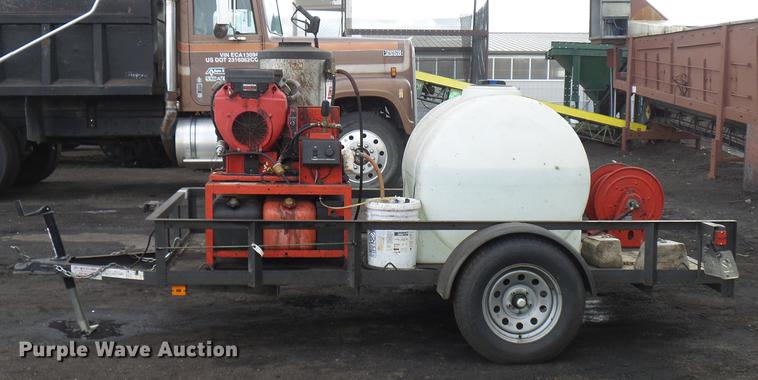 image for item DD5994 Hotsy 1280S pressure washer with trailer