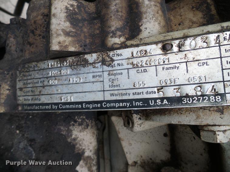 image for item DD5997 1984 International Transtar 4370 dump truck