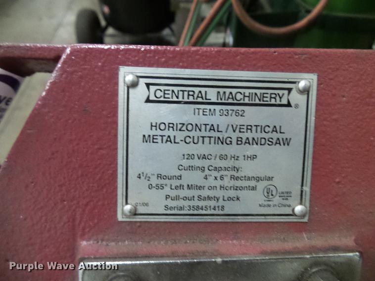 image for item EP9550 Central Machinery band saw
