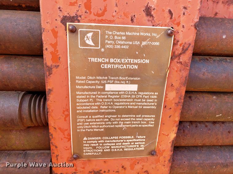 image for item AV9269 Ditch Witch P80 pipe pusher