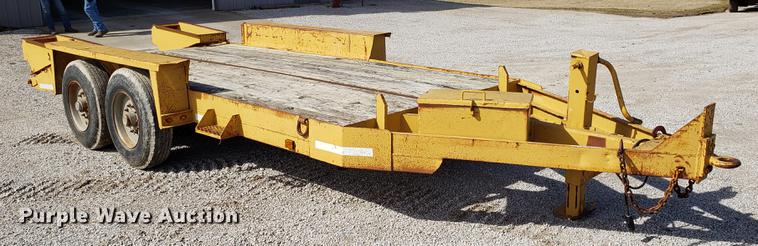 image for item AV9271 1993 Belshe utility trailer