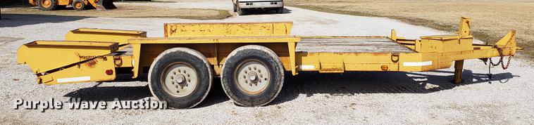 image for item AV9271 1993 Belshe utility trailer