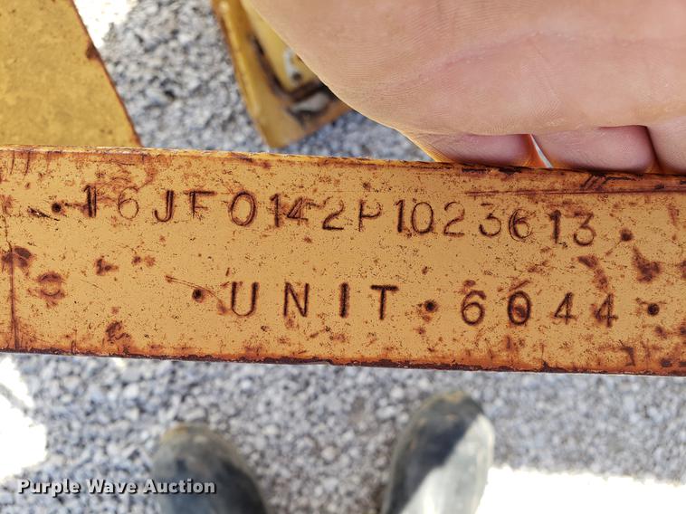 image for item AV9271 1993 Belshe utility trailer