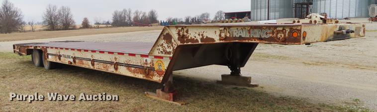 image for item B3707 1991 Trail King TK70HT462 drop deck equipment trailer