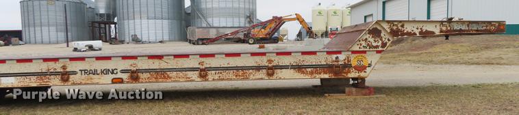 image for item B3707 1991 Trail King TK70HT462 drop deck equipment trailer