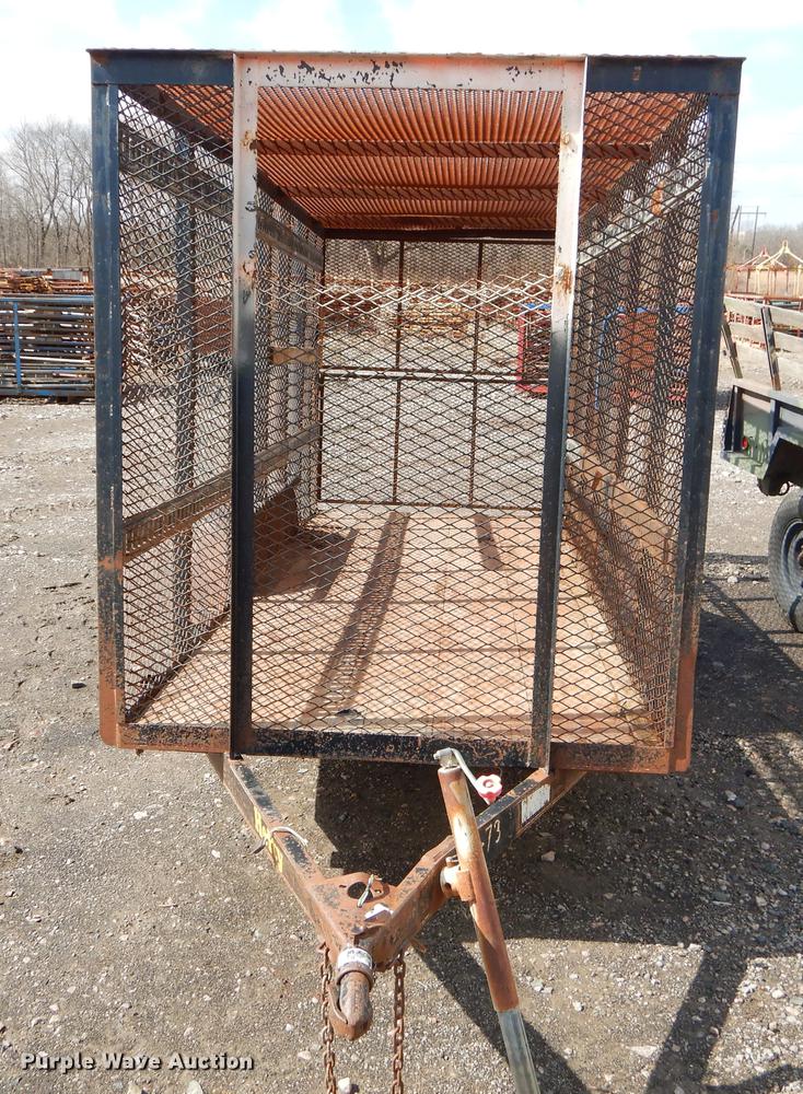 image for item BE9250 Shop built utility trailer