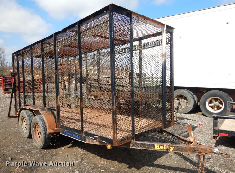 image for item BE9250 Shop built utility trailer