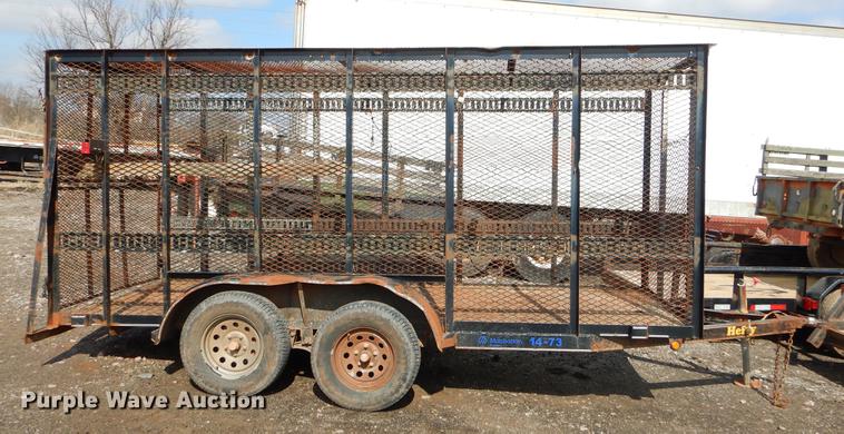 image for item BE9250 Shop built utility trailer