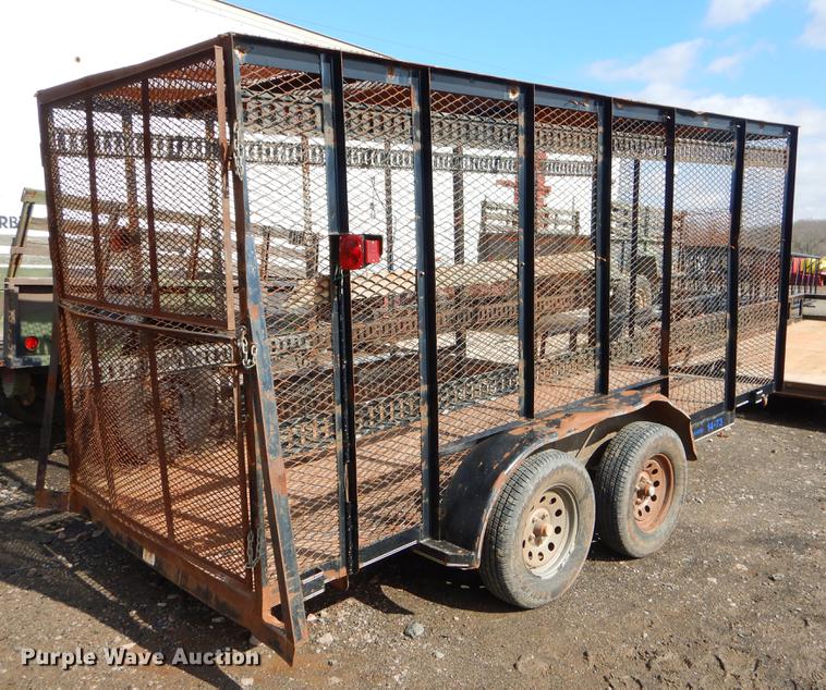image for item BE9250 Shop built utility trailer