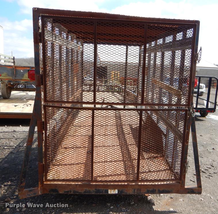 image for item BE9250 Shop built utility trailer