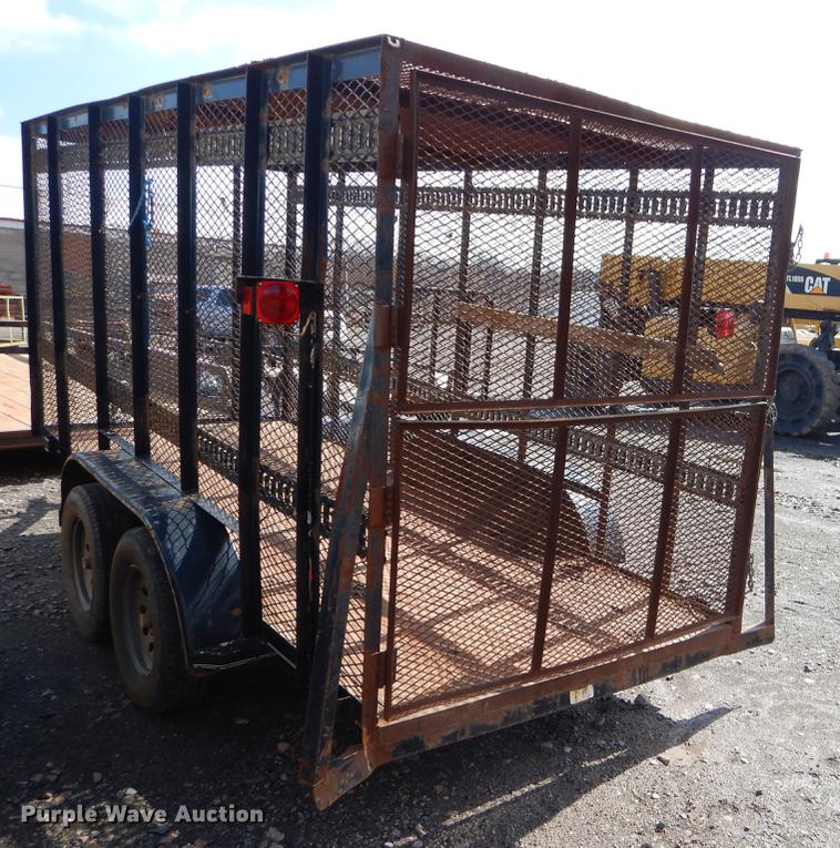 image for item BE9250 Shop built utility trailer